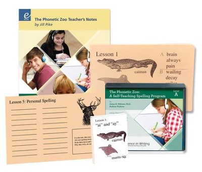 Phonetic Zoo - Excellence in Spelling is a phonics program that uses an auditory approach to teach spelling.