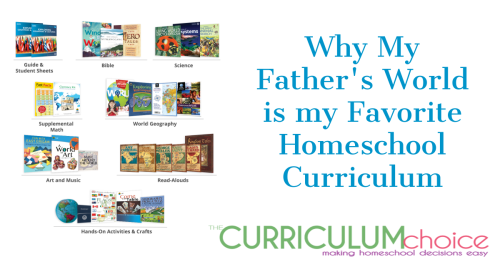 Why is My Father's World is my favorite curriculum? It is a boxed curriculum with an easy to use Teacher's Manual and open and go format.