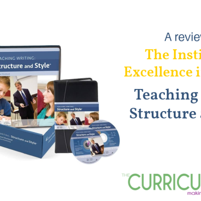 The Institute for Excellence in Writing Review: Teaching Writing with Structure and Style