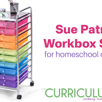 Sue Patrick’s Workbox System© for Homeschool Organization