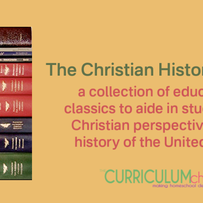 The Christian History Library is an 11 volume collection of educational classics to aide in studying the Christian perspective on the history of the United States.