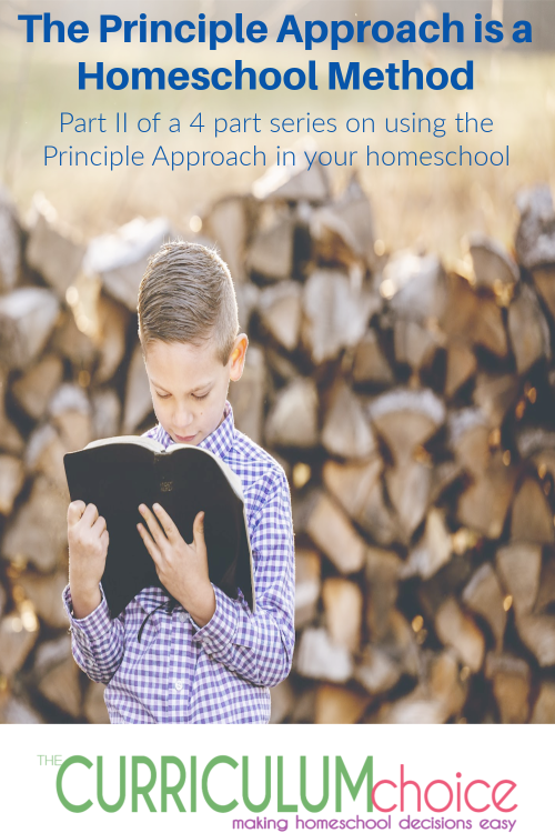 The Principle Approach to Education is a Homeschool Method that uses the 4 "R"s to place biblical reasoning as the foundation for all learning. This is Part II of a 4 part series on using The Principle Approach in your homeschool.
