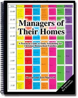 Managers of Their Homes – Scheduling for Homeschooling Families