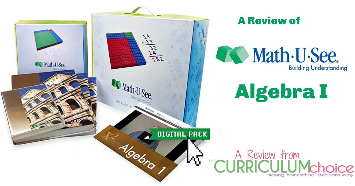 A Review of Math-U-See Algebra I