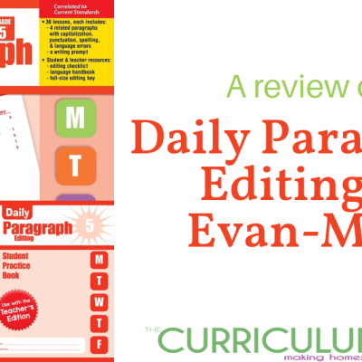 A review of Daily Paragraph Editing by Evan-Moor