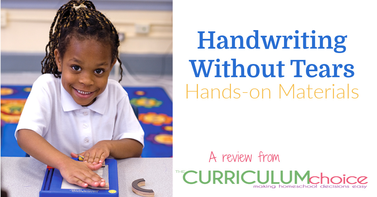 Handwriting Without Tears Curriculum Review