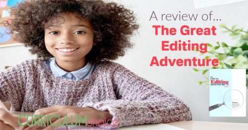 The Great Editing Adventure is a homeschool language arts curriculum that teaches grammar through finding errors in exciting stories.