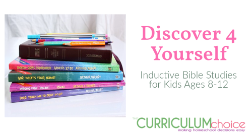 Discover 4 yourself is a series of inductive bible studies for kids 8-12. They are a solid introduction to forming a lifelong Bible study habit.