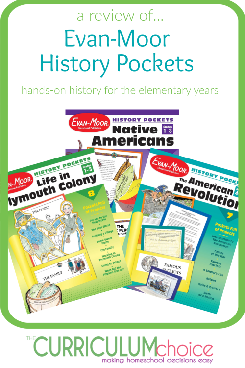 Evan-Moor History Pockets offers a variety of history topics with a hands-on approach for the elementary years.