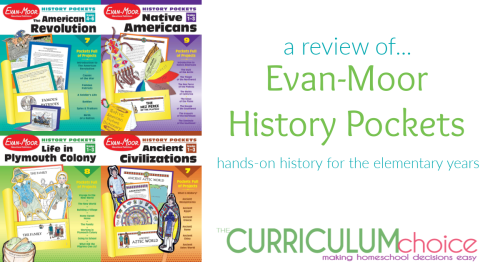 Evan-Moor History Pockets offers a variety of history topics with a hands-on approach for the elementary years.