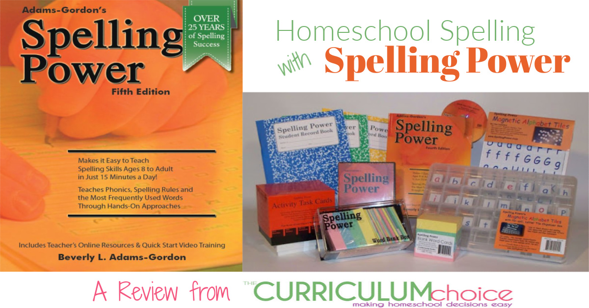 Homeschool Spelling with Spelling Power