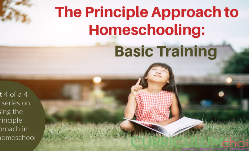 The Principle Approach to Homeschooling Basic Training - A step by step walk through of how to implement this approach into your daily homeschool life.