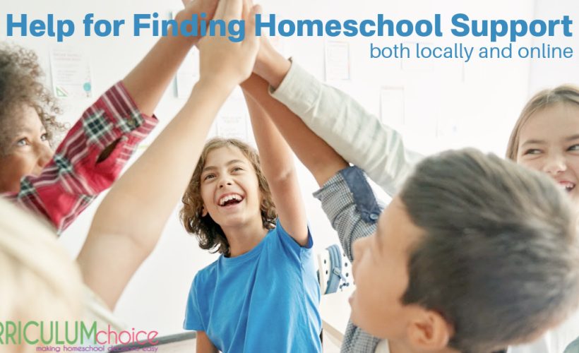 Finding Homeschool Support is one of the most important components when homeschooling. It can also prove to be one of the hardest to do. Here we offer a collection of ideas for finding support along your homeschool journey.