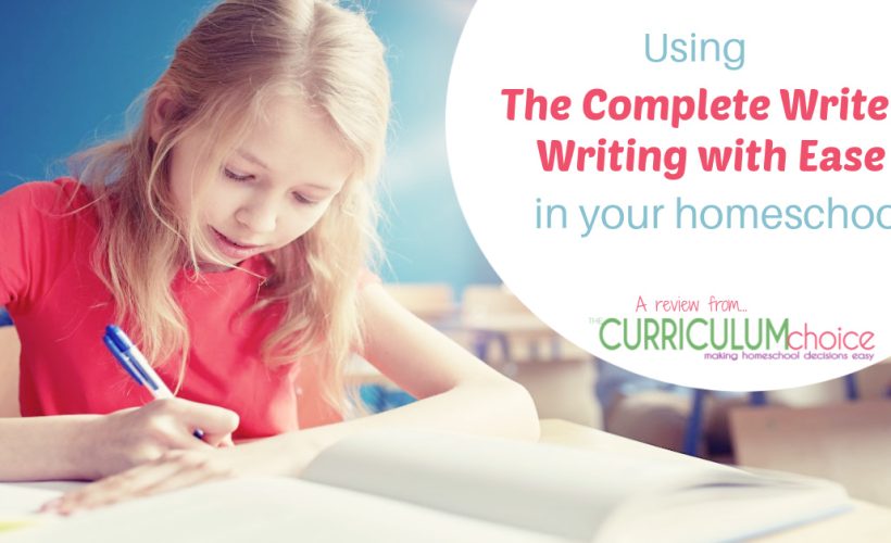 The Complete Writer: Writing with Ease 4 book series is designed to teach elementary students how to transform thoughts into well-structured written paragraphs.