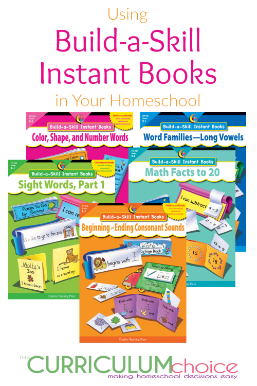 Build-a-Skill Instant Books are a lapbook style, hands-on way to teach elementary language arts and math concepts.