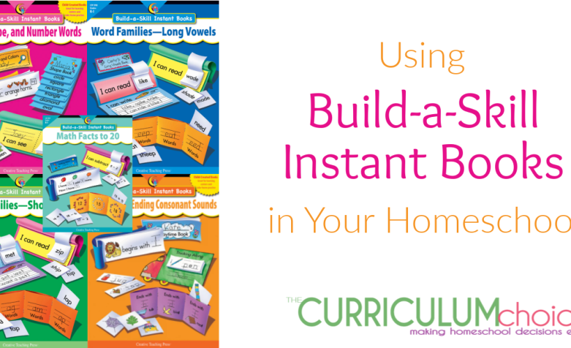 Build-a-Skill Instant Books are a lapbook style, hands-on way to teach elementary language arts and math concepts.