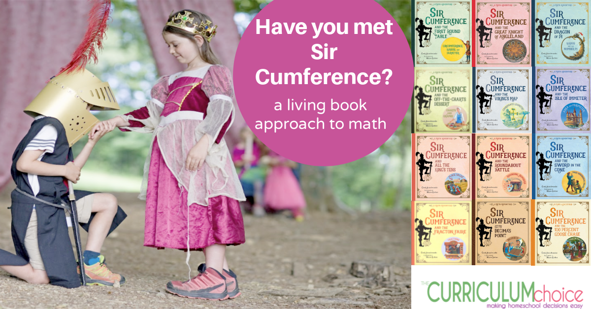 Join Sir Cumference, Lady Di of Ameter, and their son Radius for wordplay, puns, and problem solving in this fun, living book series!