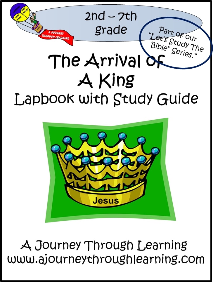 A Journey Through Learning-The Arrival of a King Lapbook