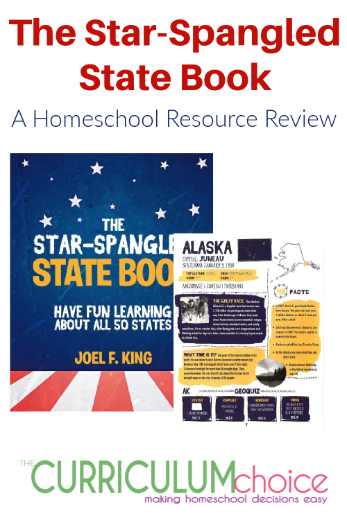 The Star-Spangled State Book and workbook are a great way to introduce your kids to the 50 States. With maps, photos, worksheets, and test it's an easy homeschool course!