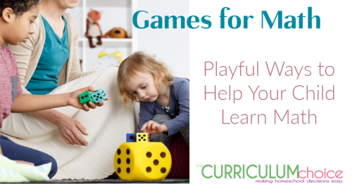 Games for Math: Playful Ways to Help Your Child Learn Math offers up over 50 ideas for making math fun for your kids.
