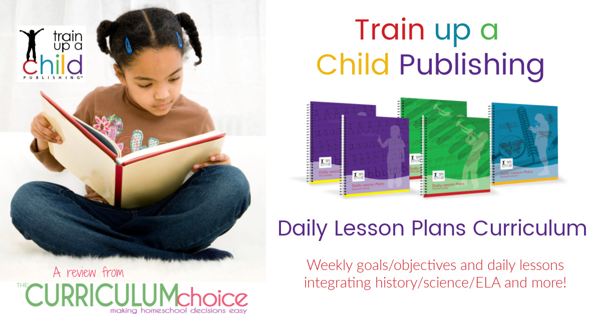 Train up a Child Publishing Daily Lesson Plans Curriculum