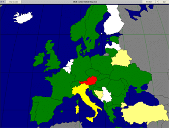 Europe: Flags (Easy Version) - Flag Quiz Game - Seterra