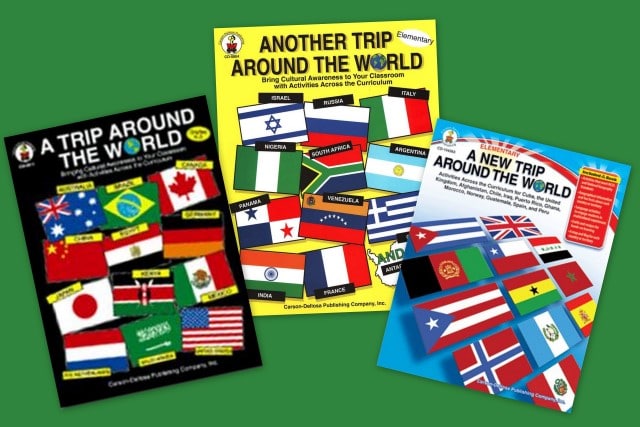 A Trip Around the World in Three Books