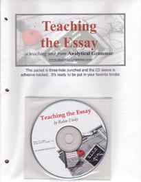 Teaching the Essay from Analytical Grammar