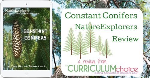 NaturExplorers Constant Conifers - 30+ nature walks; learn about all parts of conifers including cones, leaves, branches, sap and more
