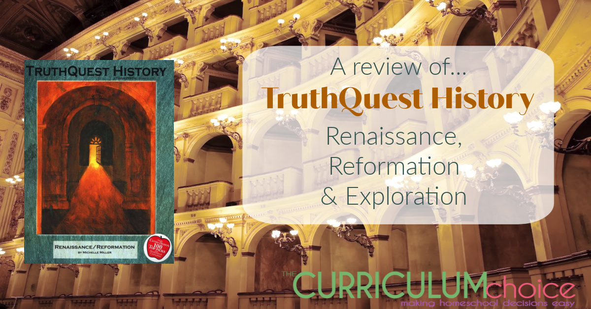 TruthQuest History homeschool history curriculum combines Charlotte Mason & Classical methods to put God back at the center of the past.