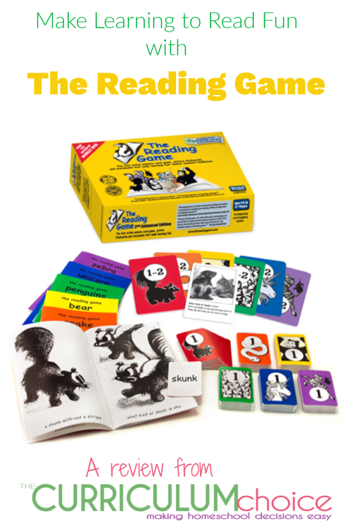 Make learning to read fun with The Reading Game - a memory style site word game that builds reading vocabulary. A review from The Curriculum Choice