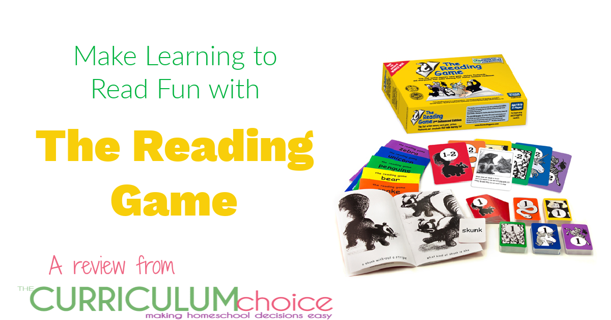 Make Learning to Read Fun with The Reading Game