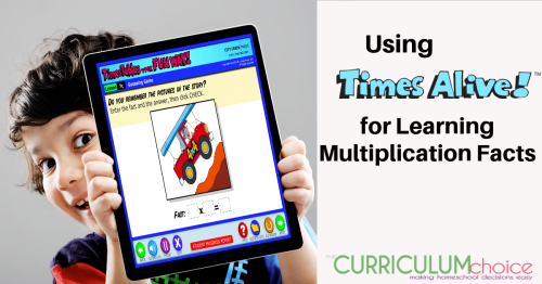 Times Alive! is an online multiplication program for kids that teaches all the 0s-9s with movies, music videos, games, and quizzes.