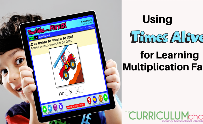 Times Alive! is an online multiplication program for kids that teaches all the 0s-9s with movies, music videos, games, and quizzes.