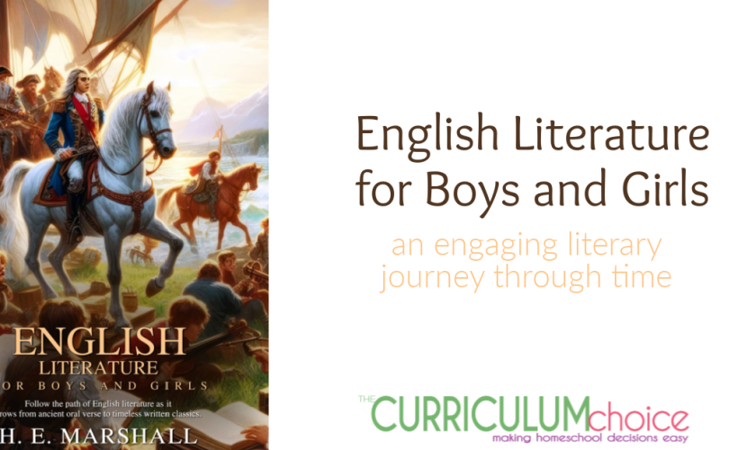 English Literature for Boys and Girls is a brilliant work, ideal for introducing modern teens to both literature and history. It is fascinating, lively, thorough, and eminently suitable for young people.