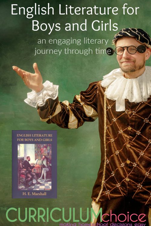 English Literature for Boys and Girls is a brilliant work, ideal for introducing modern teens to both literature and history. It is fascinating, lively, thorough, and eminently suitable for young people.