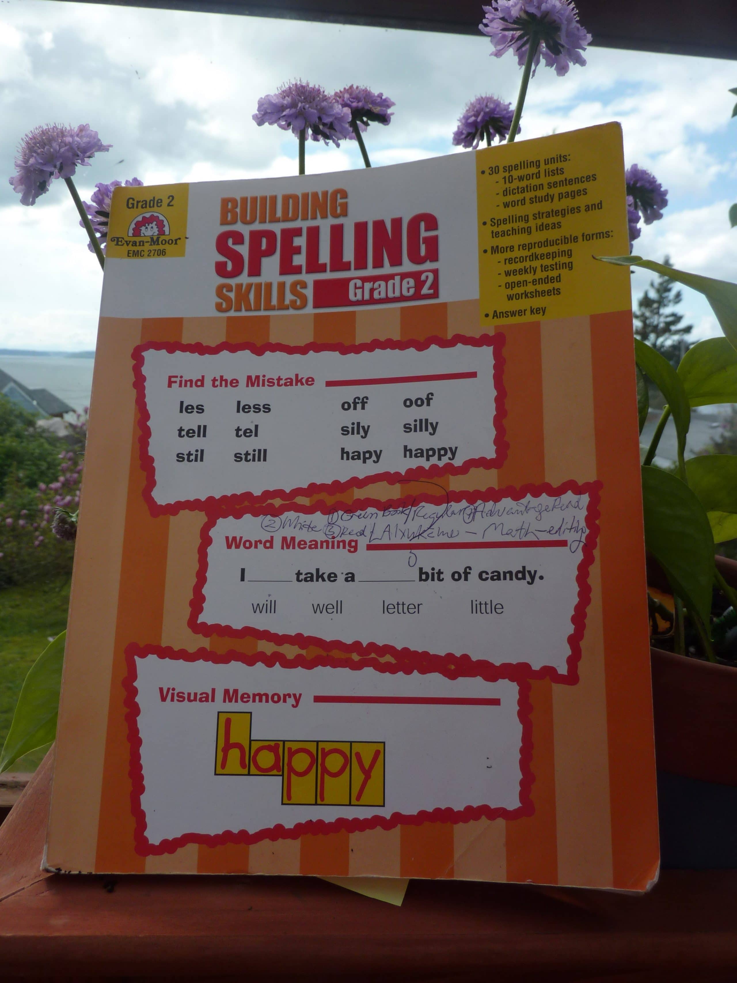 Evan-Moor’s Building Spelling Skills – Grades 1 – 6