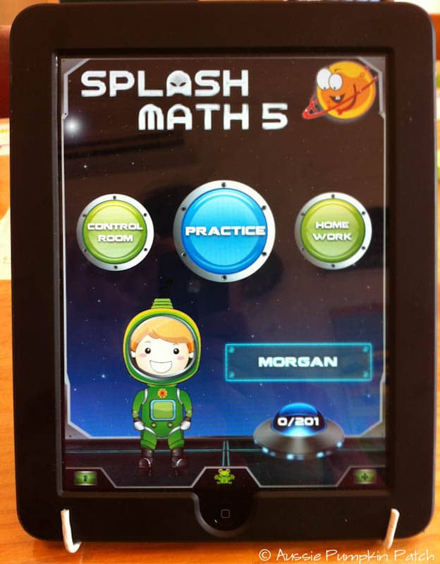 Math Splash iPad App Grade 5