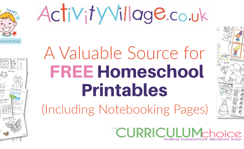 Activity Village is a source for tons of FREE crafts, games, and printables, that includes notebooking pages of all kinds!