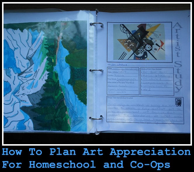 How to Plan Art Appreciation for Home or Co-Op