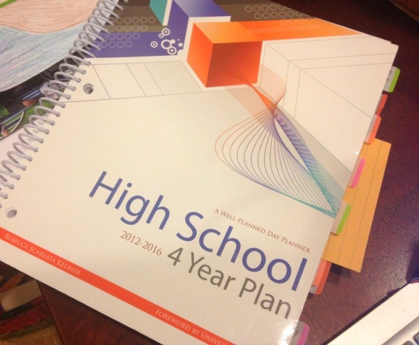High School 4-year Planner by Well Planned Day