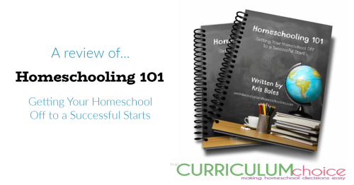Homeschooling 101 by Kris Bales offers clear practical help for homeschoolers just starting out. Things like knowing your state laws, planning your calendar, dealing with na-sayers and more!