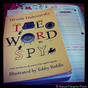 One day while wandering the aisles of the children’s library with my boys I came across a book entitled The Word Spy. It caught my attention on so many levels – I snatched it up and started reading through it. It’s beautifully written, captivating and downright funny.