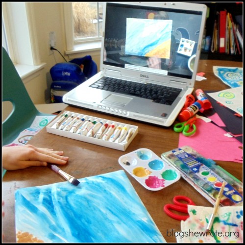 home school art studio program lindsey volin