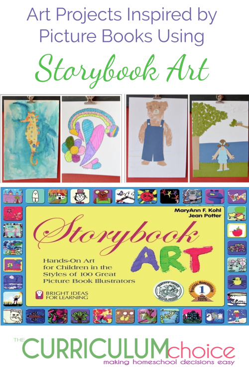 Storybook Art is a book of Art Projects Inspired by Picture Books. Art is a wonderful way to make learning more fun!