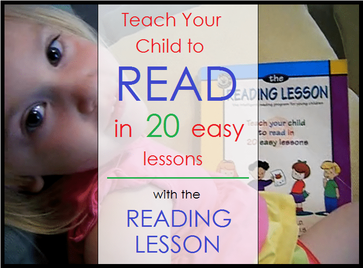 Teach Your Child To Read In 20 Easy Lessons With The Reading