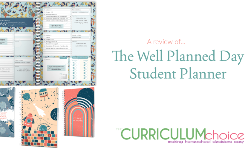 The Well Planned Day Student Planner is beautiful, functional, and easy for kids in grades 3-8 to use themselves.