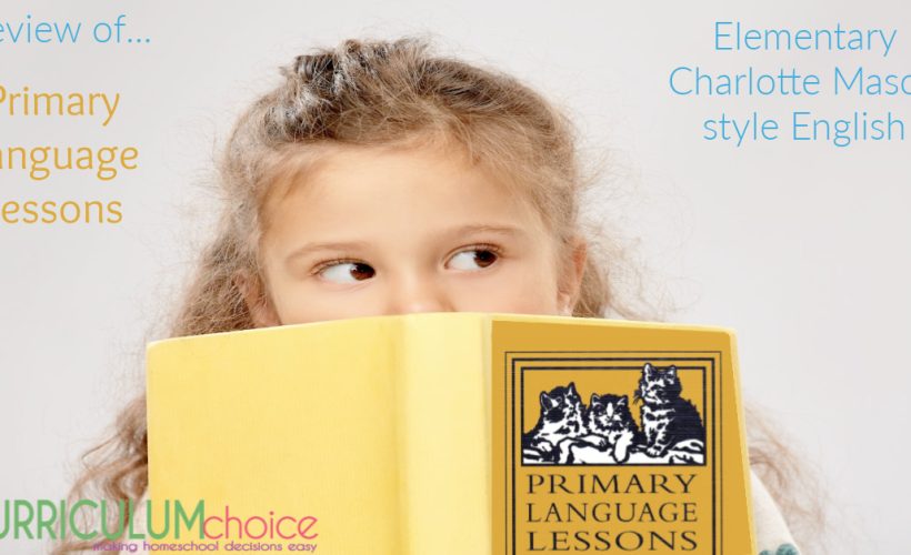 Primary Language Lessons is an elementary age, Charlotte Mason style English program. It includes copywork, dictation, grammar lessons, poetry, and more!