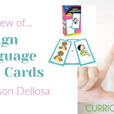 Sign Language Flash Cards For Your Homeschool