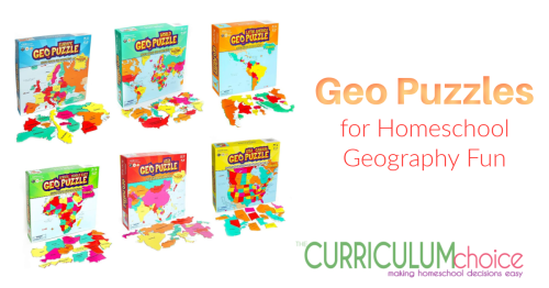 Using GEO Puzzles for homeschool geography fun! Check out these 6 geography puzzles to help your kids learn their world and US geography.